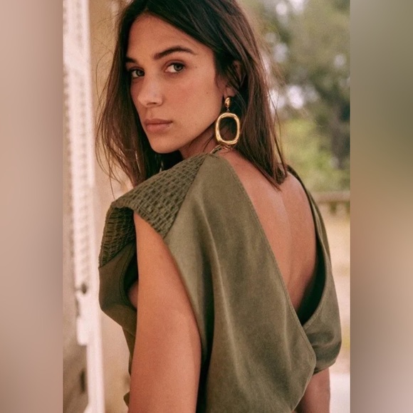 NWT Sezane Ellen Dress - Picture 2 of 7